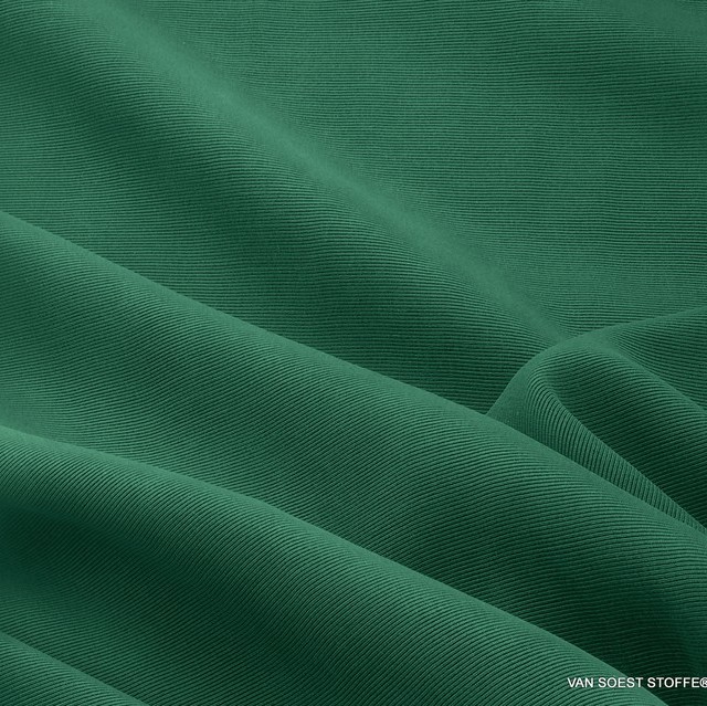 2286 - Mikro Ottoman Rib Cupro-Rayon in Forest Green | Ansicht: Mikro Ottoman Rib Cupro-Rayon in Forest Green
