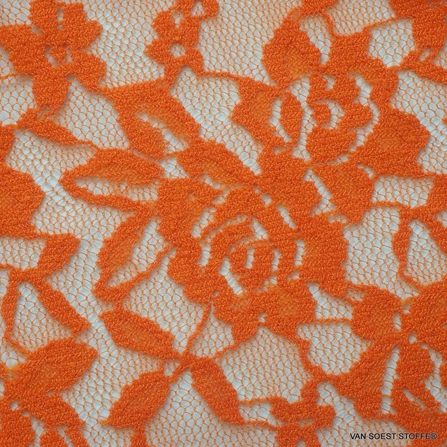High Elastic Gemini Lace in Orange