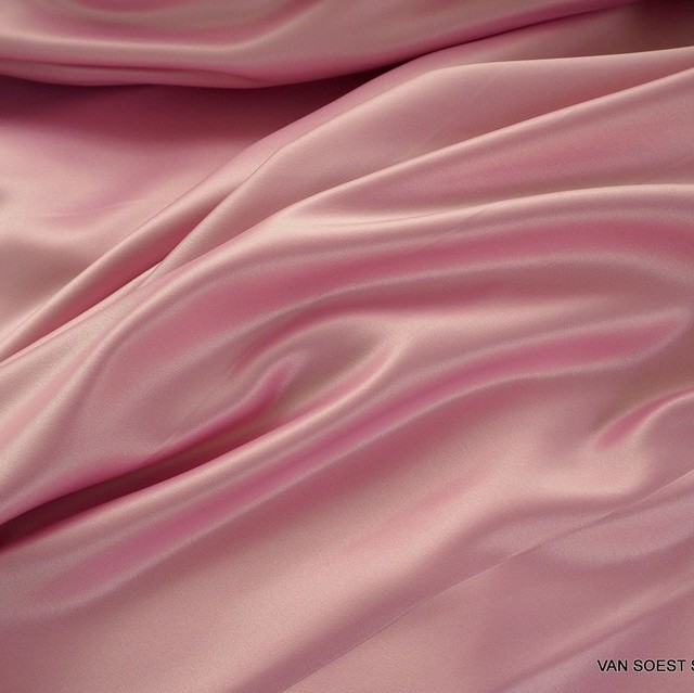 Pink farbiger Vintage Luxus Satin | Ansicht: Pink farbiger Vintage Luxus Satin