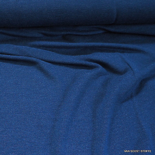 Stretch Feinstrick in Taubenblau | Ansicht: Stretch Feinstrick in Tauben Blau