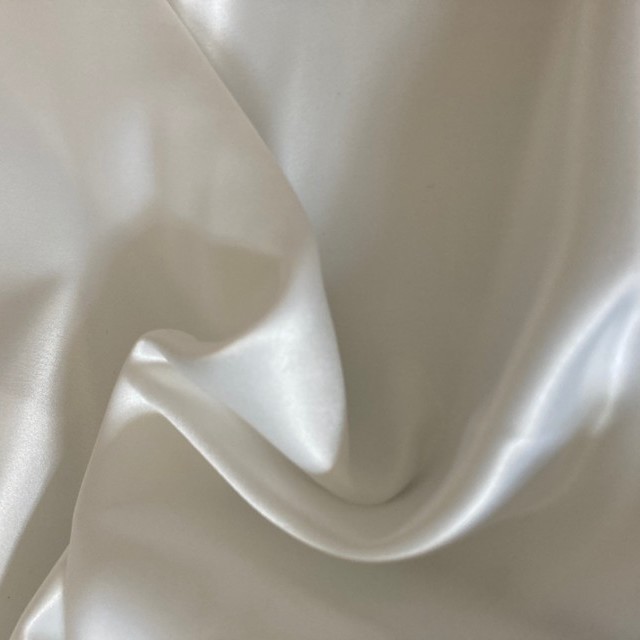 Vintage luxury satin in the color offwhite