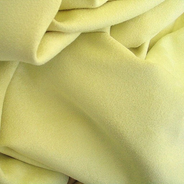 super soft faux micro leather Cashmira in delicate pastel yellow